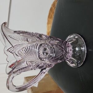 EAPG Vintage Bulls Eye & Fan Pitchet